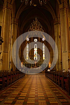 The nave of the Zagreb's cathedral