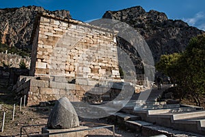 The Navel - Omphalos of Delphi, Greece
