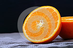 Navel orange - the most common orange sold at the grocers. photo