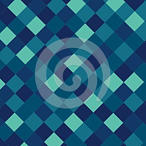 Navey Blue Mosaic.Geometric Background. Square Shape Pattern use for fabric,print,product,tiles,packaging,wallpaper,clothing, photo