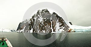 Navigating De Gerlache Strait, Antarctica