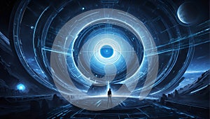 Navigating Tomorrow\'s Nexus: QuantumQuotient\'s Odyssey Unveiled. AI generate