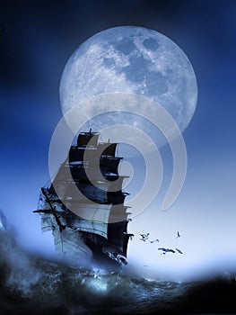 Navigating under the Moon photo