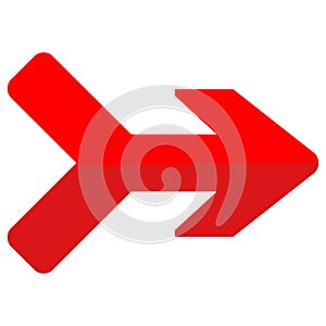 navigation arrow Isolated Vector icon which can easily modify or edit