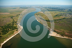 Navigation channel of the Port of the city of Pelotas