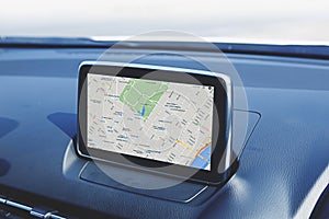 Navigation device in the car