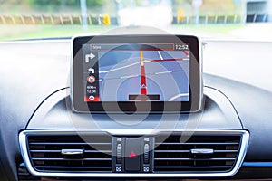 Navigation device in the car