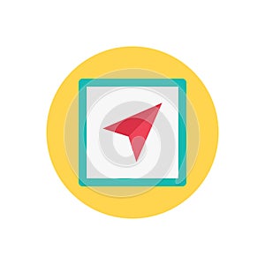 Navigation flat color icon