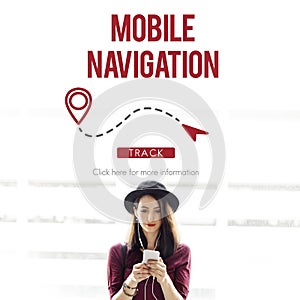 Navigation GPS City Locator Explore Concept