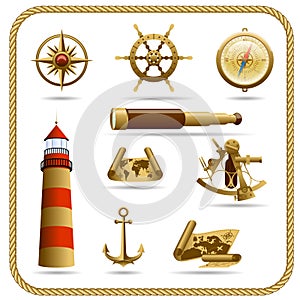 Navigation icon set