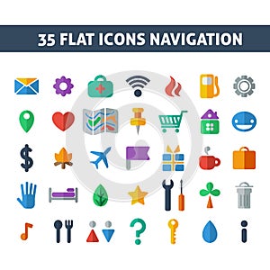 Navigation icons