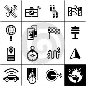 Navigation Icons Black