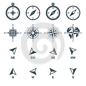 Navigation icons set