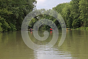 Navigation on MalÃ½ Dunaj (Little Danube) river