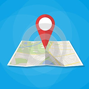 Navigation map icon