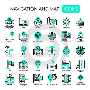 Navigation & Map , Pixel Perfect Icons