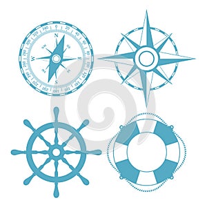 Navigation maritime vector icon