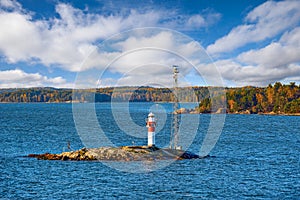 Navigation marks in the Turku archipelago photo