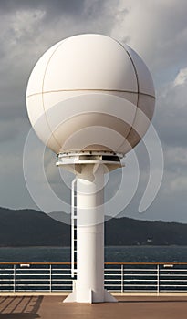 Navigation Radar on a commercial ship