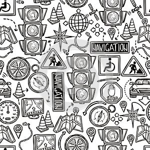 Navigation Seamless Pattern