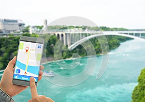 Navigation system or GPS smartphone