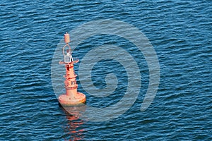 Navigational Aid or ATON outside Gdansk Poland