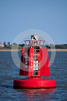 Navigational buoy Guard, English East Coast, UK