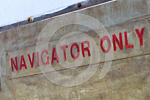 Navigator only