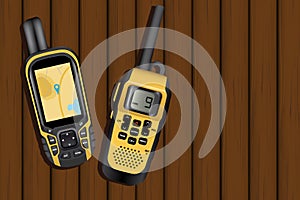 Navigator and walkie-talkie