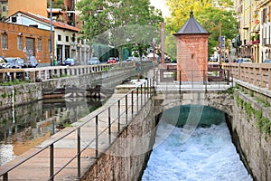 Naviglio in Milan, Italy