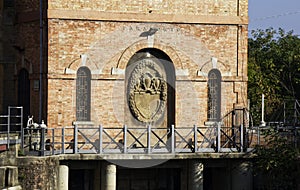 The Navile canal of Bologna was an important link to commercial traffic, thanks to a river lock chiusa it was navigable up to th photo