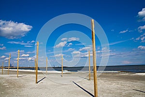 Navodari beach Black Sea blue sky