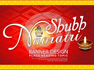 Navratri celebration text background