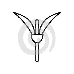 Navratri shaivism style line icon