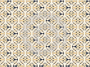 Navy Basket Repeat Pattern Vector Print Background photo