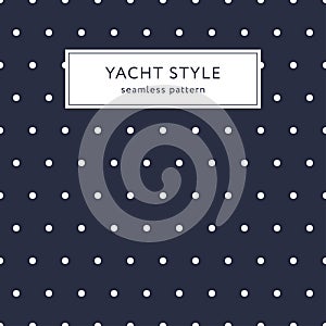 Navy blue polka dot pattern