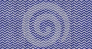 Navy blue white triangle shape wave textile seamless pattern texture background. Repetitive triangle textile pattern wavy texture. photo