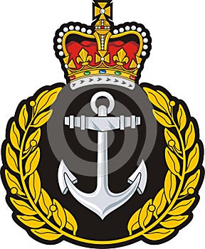 Navy cap badge photo