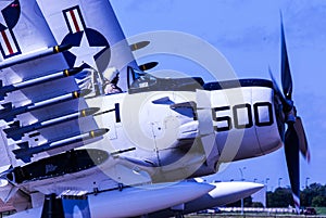 Navy Corsair Readying for take off