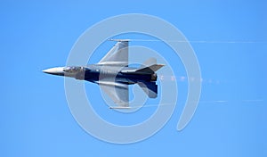 Navy F-14 reaching supersonic speed photo