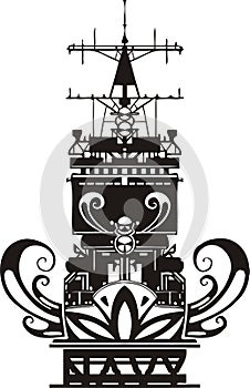 NAVY Military Design - Vector illustration.