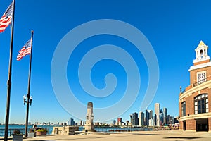 Navy Pier Chicago skyline