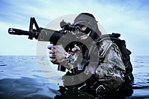 Navy SEAL frogman