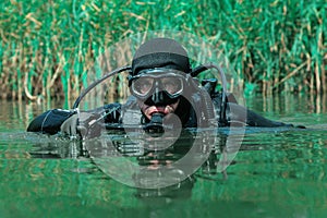 Navy SEAL frogman
