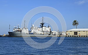 Navy ship at Key West Seaport
