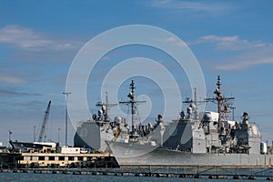 Navy Ships in Port