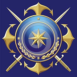 NAVY style badge