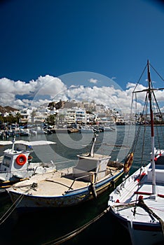 Naxos island, old harbor, Cyclades, Greece