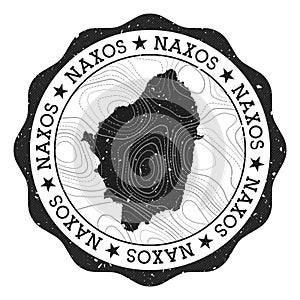 Naxos outdoor stamp.