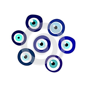 Nazar Boncugu amulet blue eye set photo